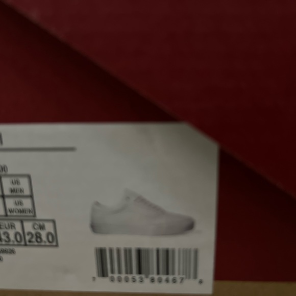 Vans Old Skools, White, Size 10 - Picture 5 of 5